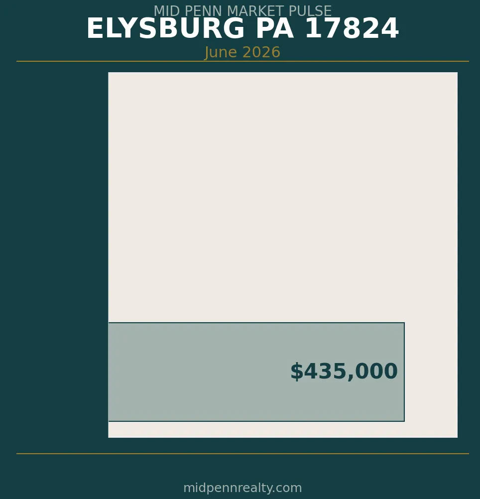 Elysburg pa housing market — list price vs sale price